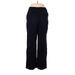 Lauren by Ralph Lauren Velour Pants - High Rise: Blue Activewear - Women's Size 10