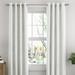 Eider & Ivory™ 100% Blackout Linen Polyester Grommet Curtains Polyester in White | 84 H x 50 W in | Wayfair C827F373DE344F61889644C25365A6E1