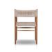 Corrigan Studio® Lisbel Teak Patio Dining Armchair Wood in Brown | 34 H x 22 W x 23 D in | Wayfair 03F7E4E21145463B873A2839336C250E