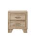 Millwood Pines Capalbo Nightstand 2 - Drawer Nightstand in Wood in Brown | 24 H x 22 W x 16 D in | Wayfair AB58071EEF1B4FB59D9024DB9B66C62F