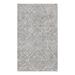 White 60 x 36 x 2 in Area Rug - Red Barrel Studio® Rectangle Rhiannan Floral Machine Woven Area Rug in Gray | 60 H x 36 W x 2 D in | Wayfair
