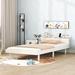 Ebern Designs Avinell Twin Storage Standard Bed Wood in White | 23.2 H x 41.1 W x 80.8 D in | Wayfair FC6A13939A9A4EE0A6EF3FA4F070BBC4