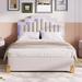 Mercer41 Andrean Bed Upholstered in Gray | 44.9 H x 55 W x 76 D in | Wayfair BEC8D9799EDD41B9A3F7DB1B22E20A38