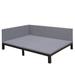 Latitude Run® Leavens Daybed Upholstered/Linen in Gray/Brown | 30 H x 54 W x 75 D in | Wayfair C3CAB77723884C60BEE3C1D26C5EA2AE