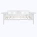 Red Barrel Studio® Kasimu Daybed Wood in White | 34.1 H x 56.2 W x 79.5 D in | Wayfair 587322A2CEB44826AC7A8DF8907AFF91