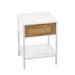 Bay Isle Home™ Aiyonna Nightstand Wood in White | 21.26 H x 15.75 W x 13.78 D in | Wayfair CA83CC0D8C074C89B1AE7B2D0B163256