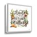 The Holiday Aisle® Autumn Is Calling On Canvas by House Fenway Print Canvas in Brown | 18 H x 18 W x 2 D in | Wayfair