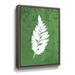 August Grove® Fern Botanical III On Canvas by House Fenway Print Canvas, Glass in Green | 18 H x 24 W x 2 D in | Wayfair