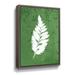 August Grove® Fern Botanical III On Canvas by House Fenway Print Canvas, Glass in Green | 8 H x 10 W x 2 D in | Wayfair