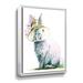 August Grove® Enchanted Rabbit On Canvas by Kamdon Kreations Print Canvas in White | 36 H x 48 W x 2 D in | Wayfair