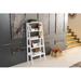 George Oliver Kanira Ladder Bookcase Wood in White | 55 H x 24 W x 13 D in | Wayfair 35DCEF62F3E142ADA09B9363684C2BF8