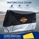 Juste de moto étanche et anti-poussière protection UV housse de pluie extérieure pour Harley