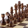 32 Pieses scacchi in legno Standard tournen Staunton Wood Chessmen 8cm King altezza pezzi degli