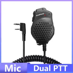 Baofeng mikrofon UV-82 dual ptt lautsprecher schulter mic tangent headset für DM-1701 uvk5 uvk6 uv17