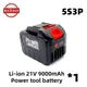 21 V 9000 Lithium batterie wiederauf ladbare mAh Batterien Hochstrom-Hoch entladung 21 Volt Batterie