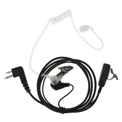 Walkie Talkie Headsets 2-poliger verdeckter Akustikrohr-Ohrhörer mit großem Mikrofon ptt für Motorola Zwei-Wege-Funk-Walkie-Talkie-M/K-Stecker