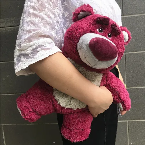 1 stücke 32cm TOY STORY Original Lotso Erdbeere Bär Super Weiche Spielzeug für Kinder mit Erdbeere