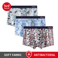 MiiOW 3pcs boxer intimo uomo comodo poliestere Innerwear mutandine da uomo Sexy cavallo in cotone