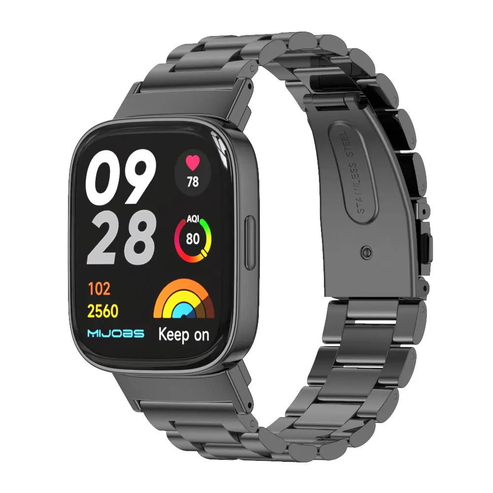 Metallarmband für Xiaomi Redmi Watch 3. Armband für Redmi 3. Uhrenarmband Correa Smartwatches Zubehör Ersatz Image