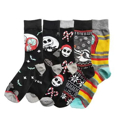 Cosplay The Nightmare Before Christmas Jack Skellington Sally Erwachsene Unisex Kostüm Zubehör Socke Halloween Requisiten Image