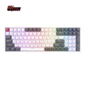 Rk100 royal kludge tri-mode rgb hintergrund beleuchtete mechanische tastatur 2 4 tasten bluetooth g