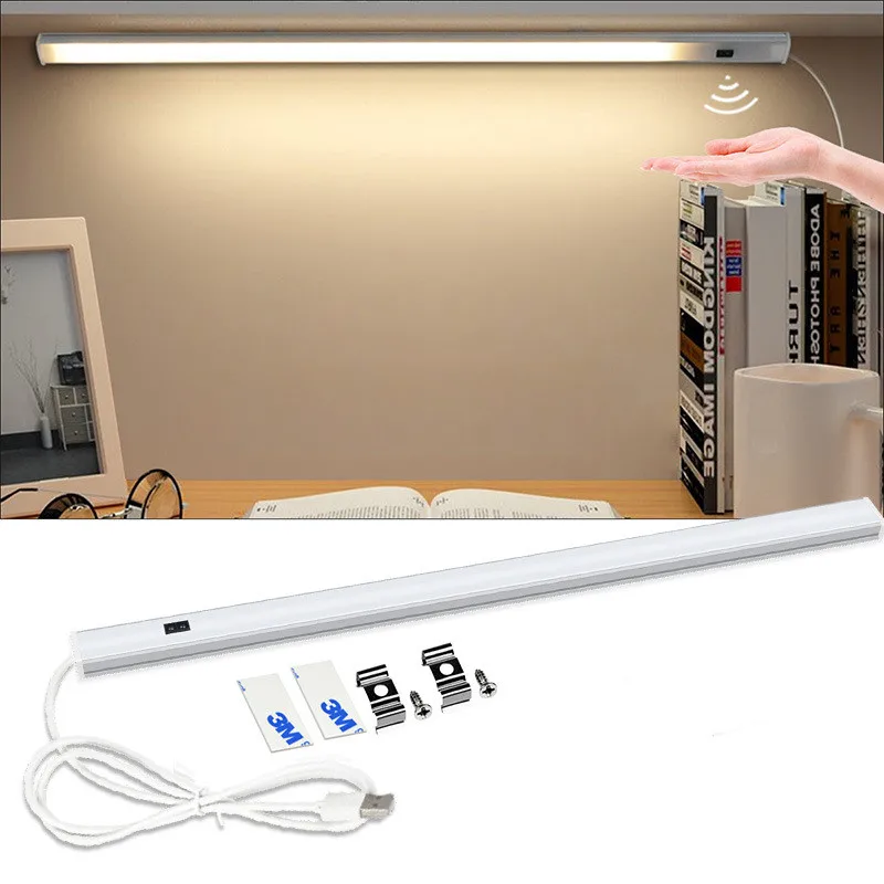 30/40/50CM LED Schrank Licht PIR Motion Hand Sweep Sensor Nacht Lichter USB Stecker Für Küche Schlafzimmer schrank Nacht Nacht Lampe