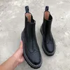 2022 herbst/winter leder runde kappe frauen stiefel stiefeletten frauen leder boot Britischen stil frauen schuhe stiefel für frauen