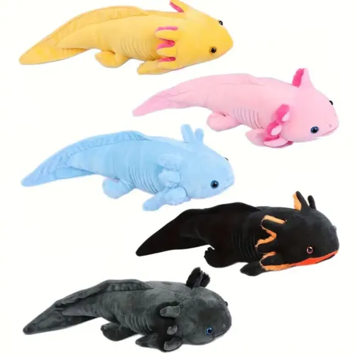 1pc Cartoon Salamander Plüsch puppe Kinder kissen schönes Spielzeug Geschenk Haupt dekoration