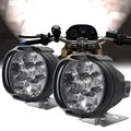 2 pezzi faro moto moto impermeabile faro ausiliario faretto esterno impermeabile LED luce faro