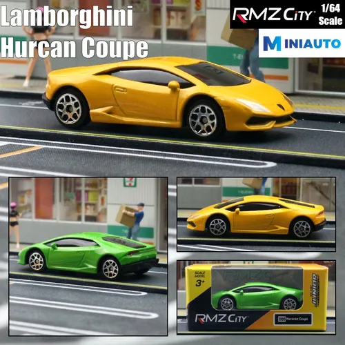 1/64 Lamborghini Huracan LP610-4 1:64 Druckguss Super Spielzeug auto Modell 3 ''heiße Räder