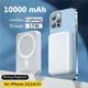 Power Bank 10000mah magsafe Power bank magnetisch drahtlos 20w Schnell ladung externer Akku Typ C