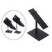 Metal Shoe Display Stand Riser Holder Adjustable Height for Store or House Gym Shoes High-Heeled Decoration Clothing Store Sports Shoes Black