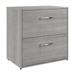 Bush Business Furniture Hustle 2 Drawer Lateral File Cabinet in Platinum Gray