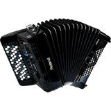 Roland FR-1XB Premium V-Accordion Lite with 62 Buttons and Speakers Black Black 62-Buttons