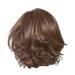 Skpblutn Human Hair Wig Wig Wig Women s Styling Wig Wig Full Sexy Curly Fashion Cool Short wig Headband Wigs Gold