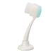 1Pc Manual Facial Brush Facial Cleansing Brush Portable Skin Care Massage Tool for Women Lady (White)