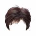 Skpblutn Human Hair Wig Women s Wig Short Hair Curly Hair Middle And Old Age Fashionable And Foreign Mother s Wig Natural And Lifelike Mother s Hair Headband Wigs Black1