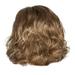 Skpblutn Human Hair Wig Styling Wig Wig Full Wig Curly Women s Fashion Wig Short Sexy Cool wig Headband Wigs Rose Gold