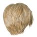 Skpblutn Human Hair Wig Wigs Women Full for Wigs Looking Synthetic Straight Natural Short Heat Hair wig Headband Wigs Gold