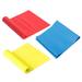 Yoga Strap 3pcs 150cm Eco-friendly Latex Pulling Resistance Band Yoga Pull Up Assist Stretching Band Fitness Strap for Training Exercising Slimming(Red Yellow Blue 1pc for Each Color)