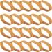 MODANU Ski Brake Retainers Rubber Brake Band Snowboard Retainers for Outdoor Sports 20 Pack Beige