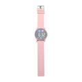 Litie Kids Sport Fitness Tracker Watch Solid Color Silicone Smart Watch LED Screen Display Electronic Wristwatch for Boys Girls Teens Girls