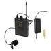 UHF Wireless Microphone System - Includes Body-pack Microphone and Receiver with 6.35mm Plug and 3.5mm Adapter Suitable for Speaker Audio Mixer and DVD