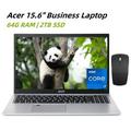 Acer Aspire 5 Business Laptop 15.6 FHD Display Intel Core i7-1165G7 64GB RAM 2TB SSD â€ŽIntel Iris Xe Graphics HD Webcam Bluetooth Backlit Keyboard Windows 11 Home Cefesfy Wireless Mouse