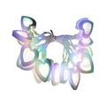 Amacok Wooden Heart Fairy String Light 4.9Ft 10 Led Valentine s Day Heart Shaped String Light Valentine s Day Mother s Day Decorations for Festival Birthday Wedding Battery Operated