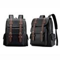 BELLZELY Mini Christmas Ornaments Clearance Leather Laptop Backpack For Men Work Business Travel Office Backpack College Bookbag Casual Computer Backpack Fits Notebook 15.6 Inch