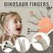 2023 Clearance Gifts LITTLE TOYS 5 PCs Bath Finger Puppets Dinosaur Figure Finger Toys for Kids