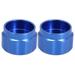 2Pcs Round Wheel Handle Faucet Handles Manifold Gauges Knob Aluminum Alloy Blue