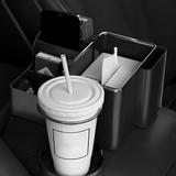 Viadha Multifunctional Car Armrest Storage Box Water Cup Holder Car Seat Organizer Tissue Storage with Cup Holder Universal Car Seat Organizer One Cup Holder