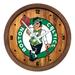 Boston Celtics 20.25" Faux Barrel Top Clock